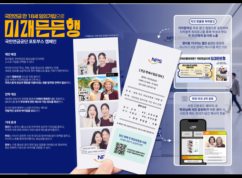 국민연금 임의가입을 위한 캠페인 '미래든든행' 썸네일